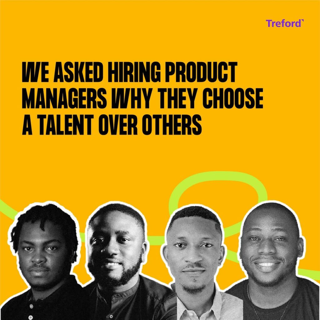 Faces of senior tech professionals who shared the skills they look for when hiring entry-level product managers.